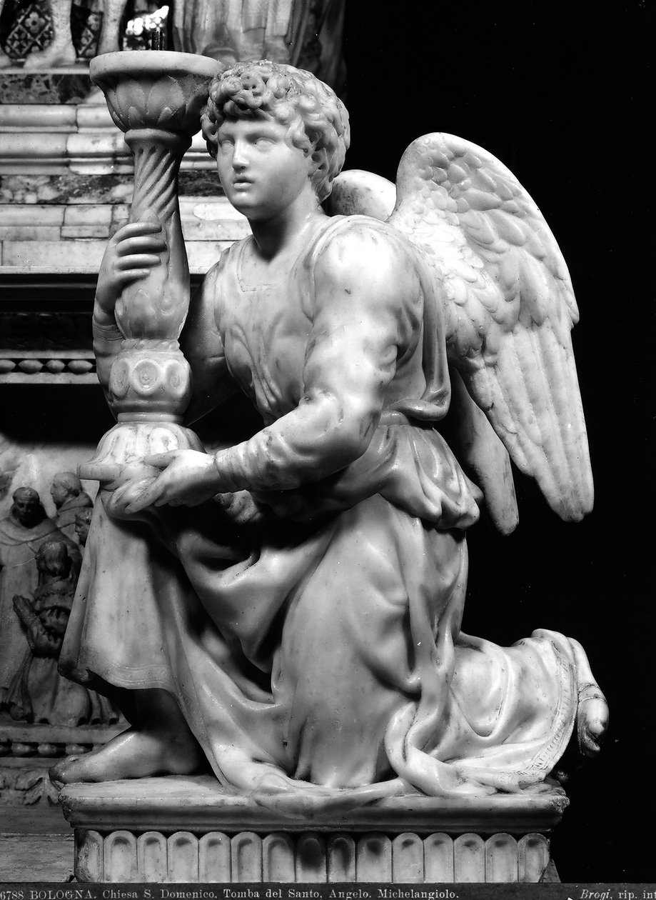 Świecznik Anioł z Arki św. Dominika autorstwa Michelangelo Buonarroti