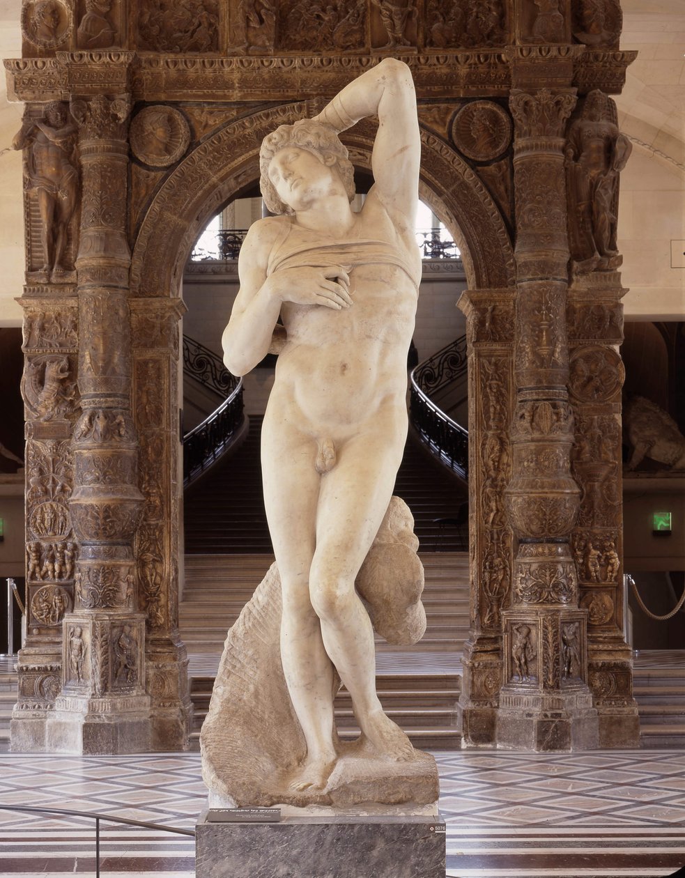 Więzień, znany jako Umierający niewolnik autorstwa Michelangelo Buonarroti