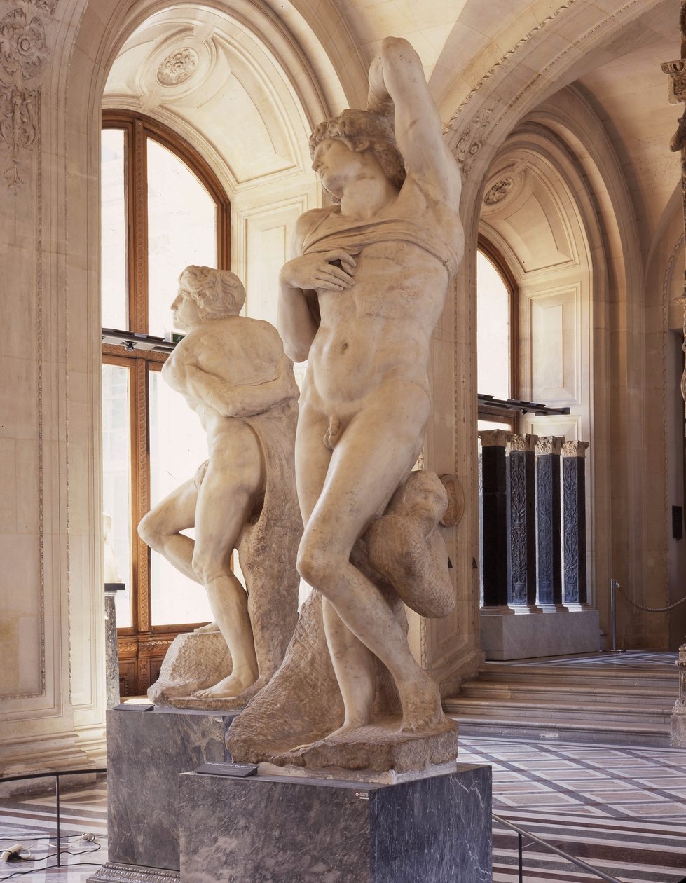 Więzień, znany jako Umierający niewolnik autorstwa Michelangelo Buonarroti