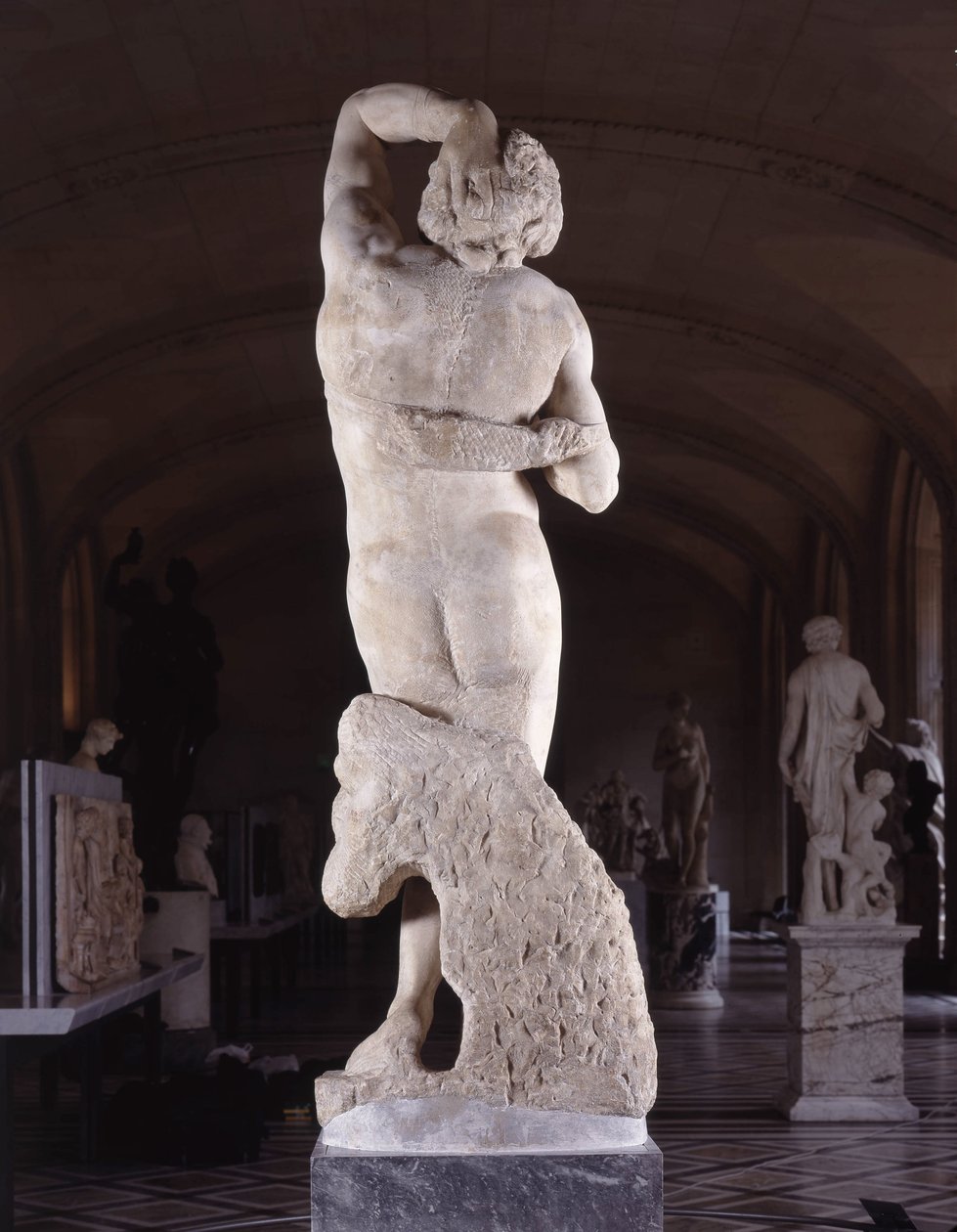 Więzień, znany jako Umierający niewolnik autorstwa Michelangelo Buonarroti