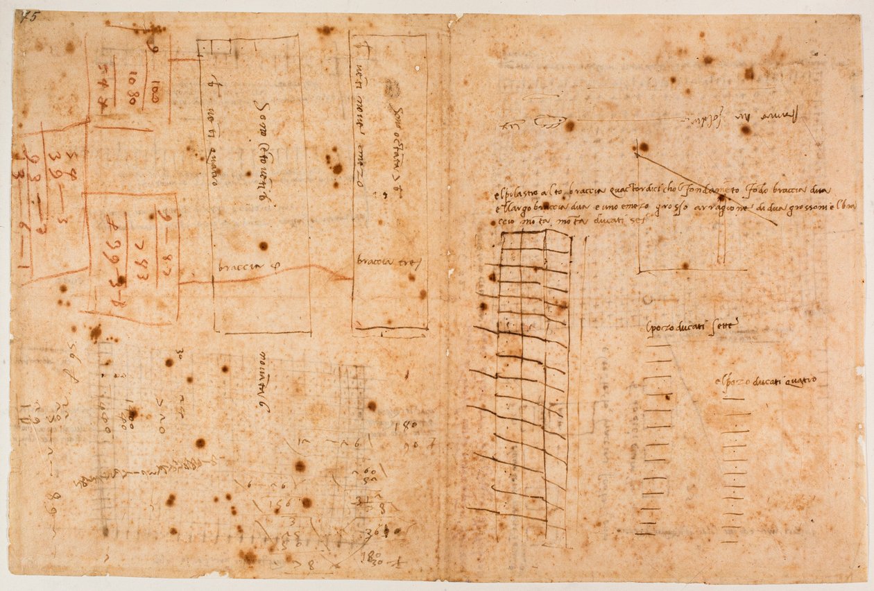 Liczba prac murarskich autorstwa Michelangelo Buonarroti