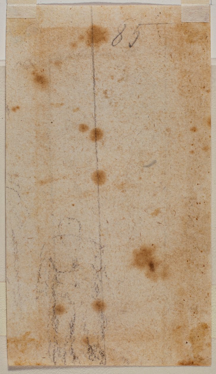 Szkic rysunku autorstwa Michelangelo Buonarroti