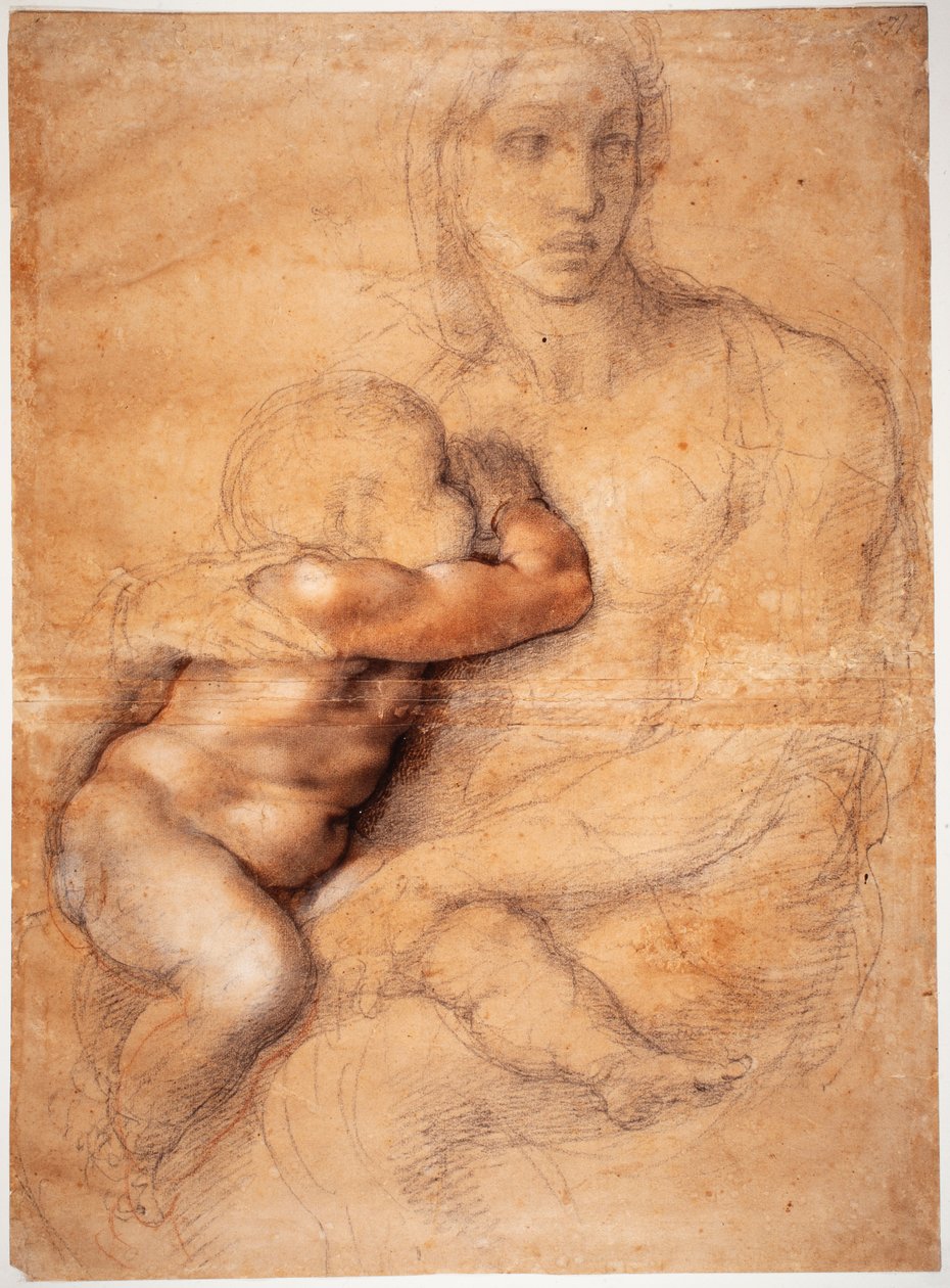 Madonna z Dzieciątkiem autorstwa Michelangelo Buonarroti