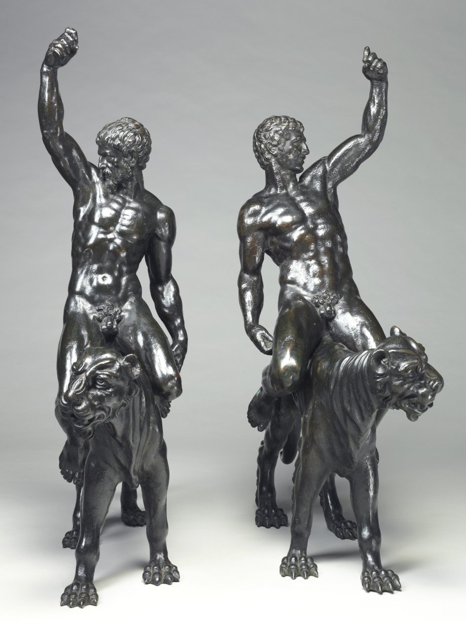 Nagie bachantki ujeżdżające pantery autorstwa Michelangelo Buonarroti