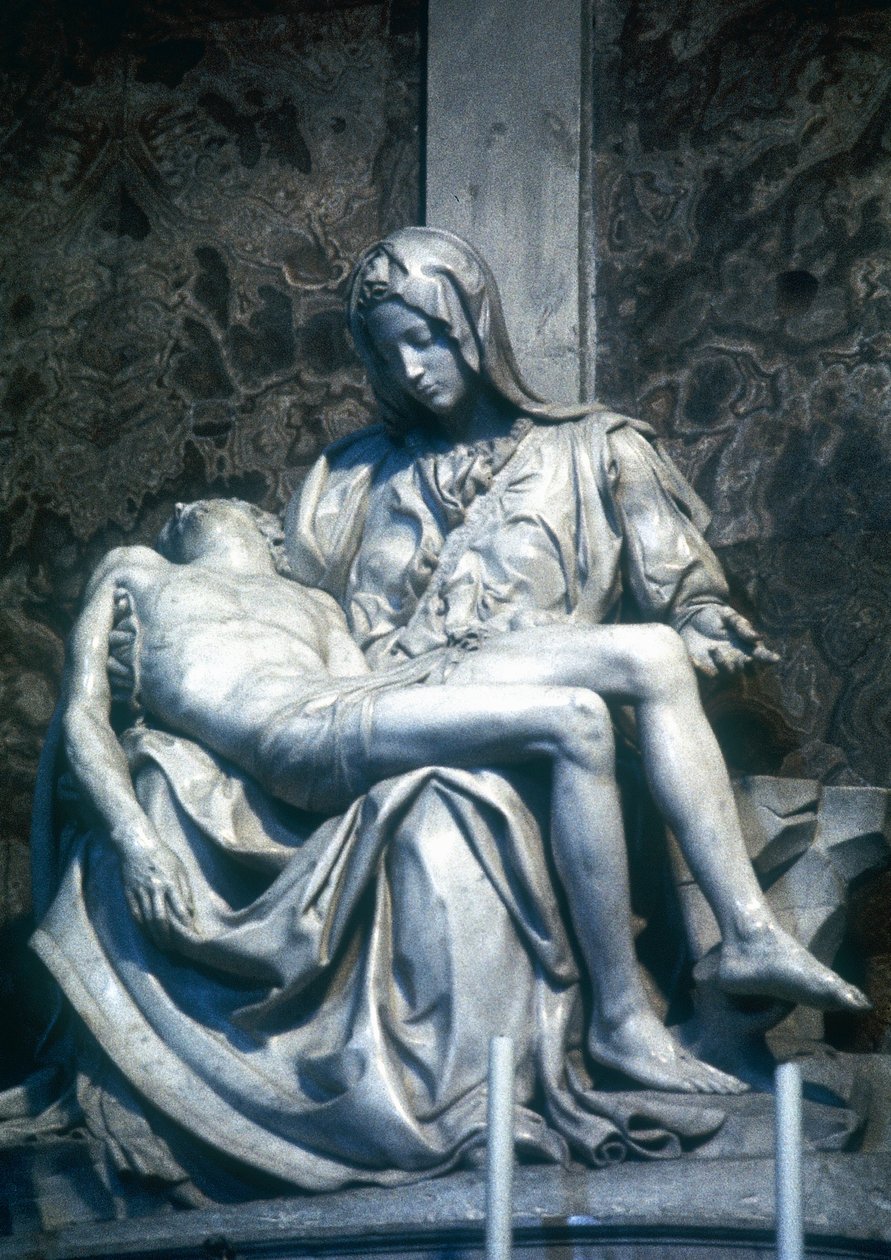 Pieta, 1498-1500 autorstwa Michelangelo Buonarroti