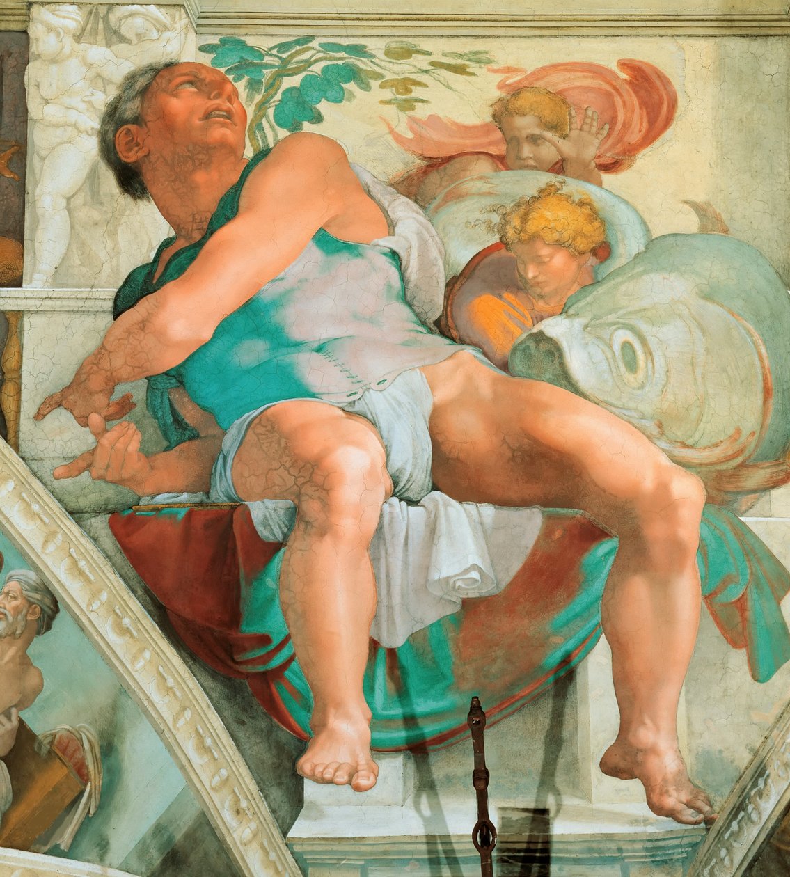 Prorocy i Sybille: sufit Kaplicy Sykstyńskiej Jonasza w Watykanie, 1508-1512. autorstwa Michelangelo Buonarroti