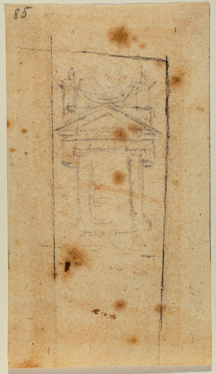 Szkic okna autorstwa Michelangelo Buonarroti