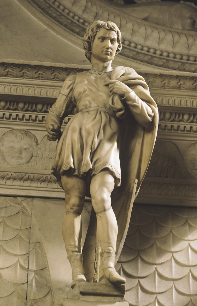 Św. Proculus, autorstwa Michała Anioła (1475-1564), kościół San Domenico w Bolonii, Emilia Romagna autorstwa Michelangelo Buonarroti
