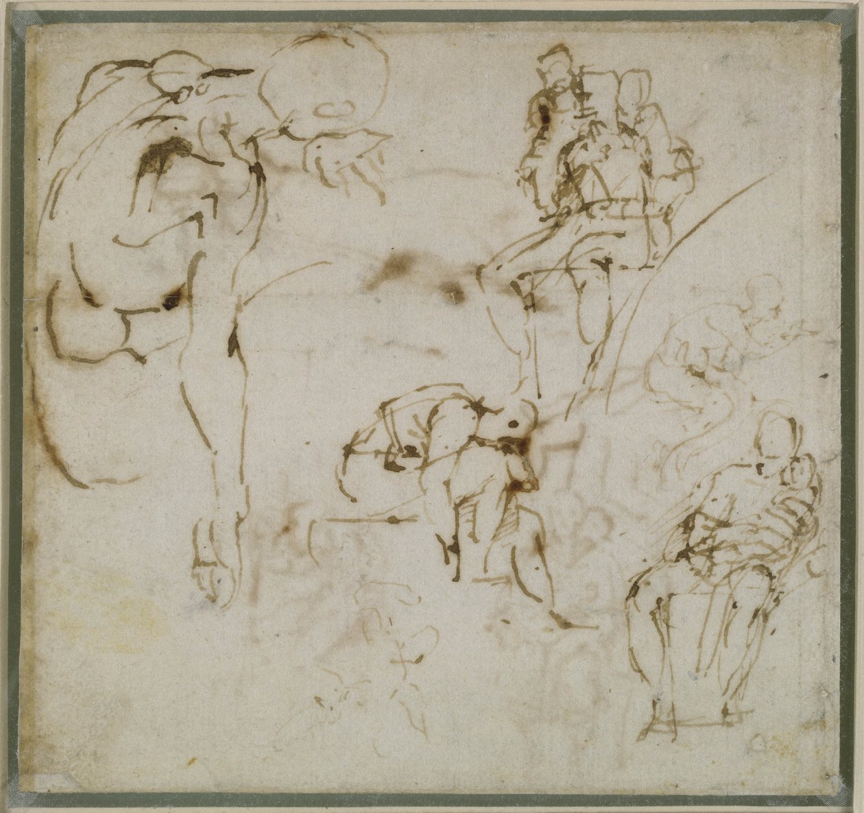 Studium postaci, ok. 1511 r. autorstwa Michelangelo Buonarroti