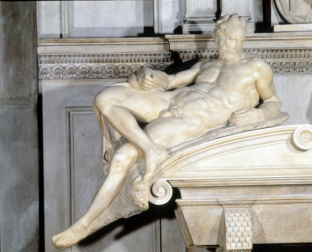 Zmierzch autorstwa Michelangelo Buonarroti