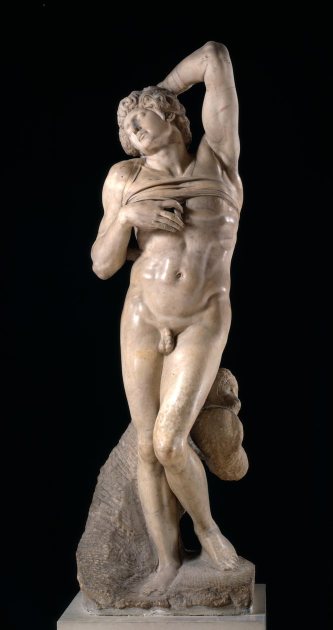 Umierający niewolnik, 1513-1515 autorstwa Michelangelo Buonarroti