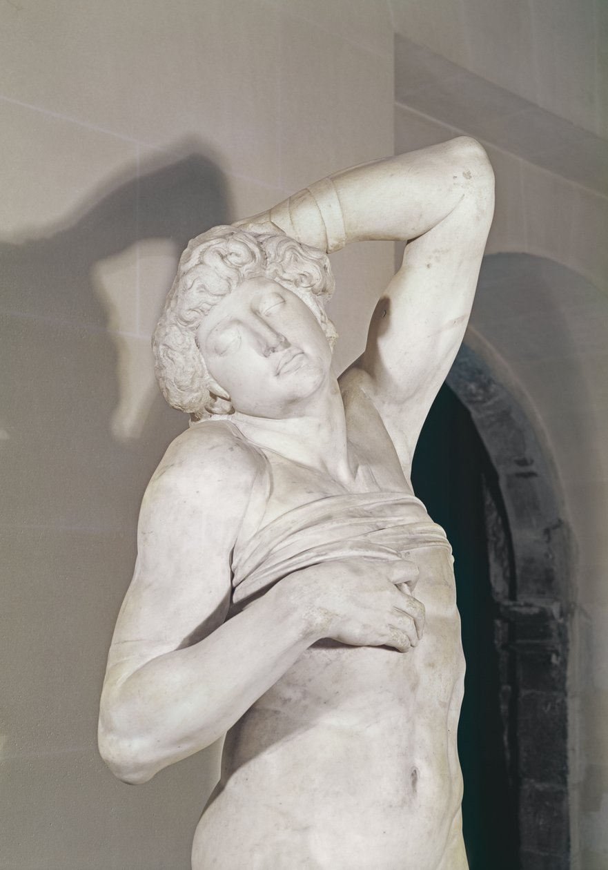 Umierający niewolnik, 1513-15 autorstwa Michelangelo Buonarroti