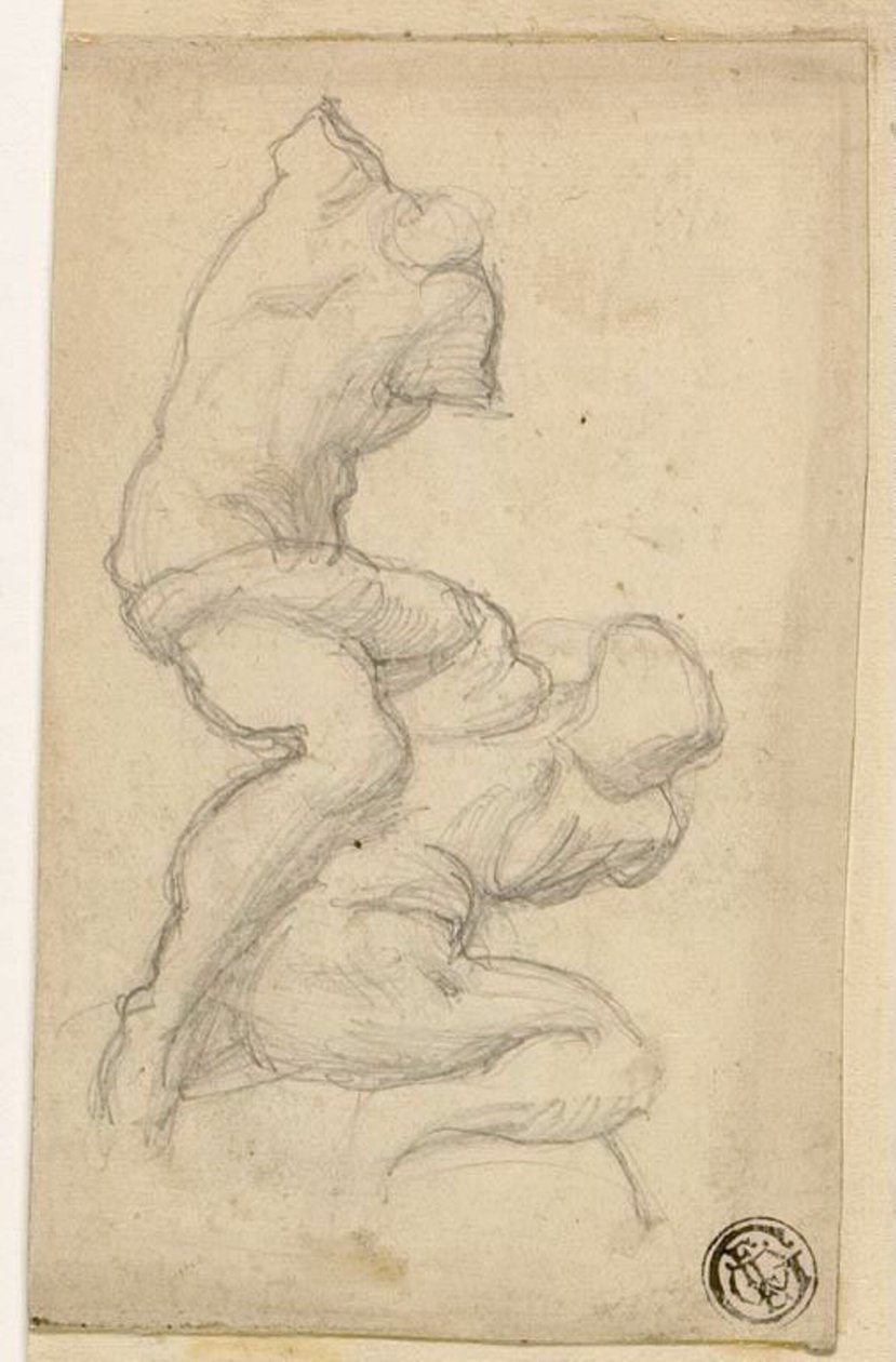 Dwie walczące postacie autorstwa Michelangelo Buonarroti
