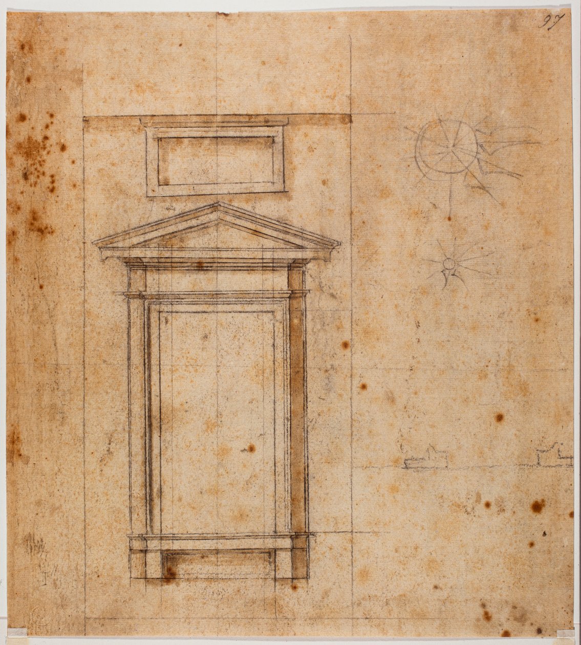 Konstrukcja okna autorstwa Michelangelo Buonarroti