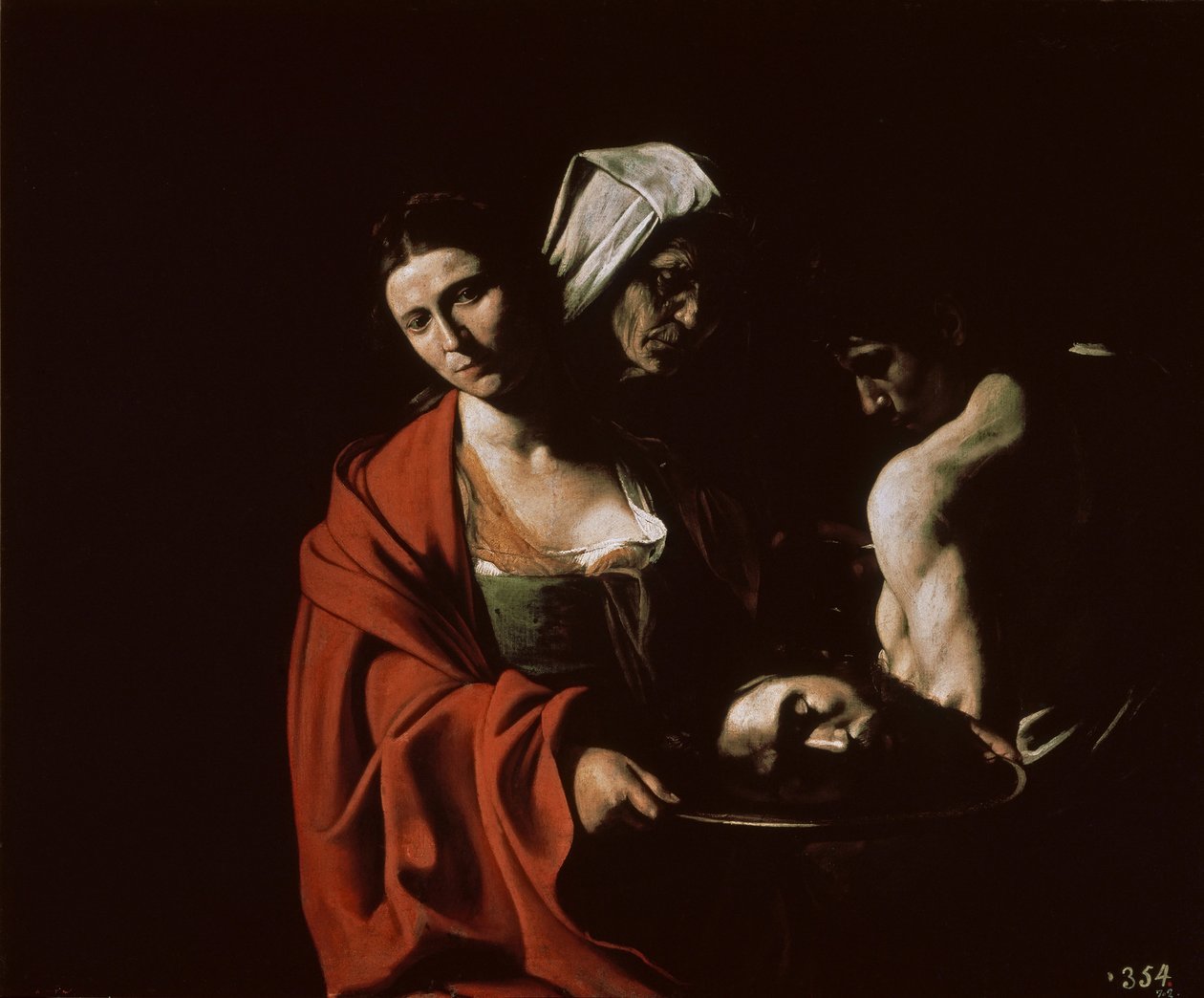 Salome z głową Jana Chrzciciela, ok. 1607 r. autorstwa Michelangelo Caravaggio