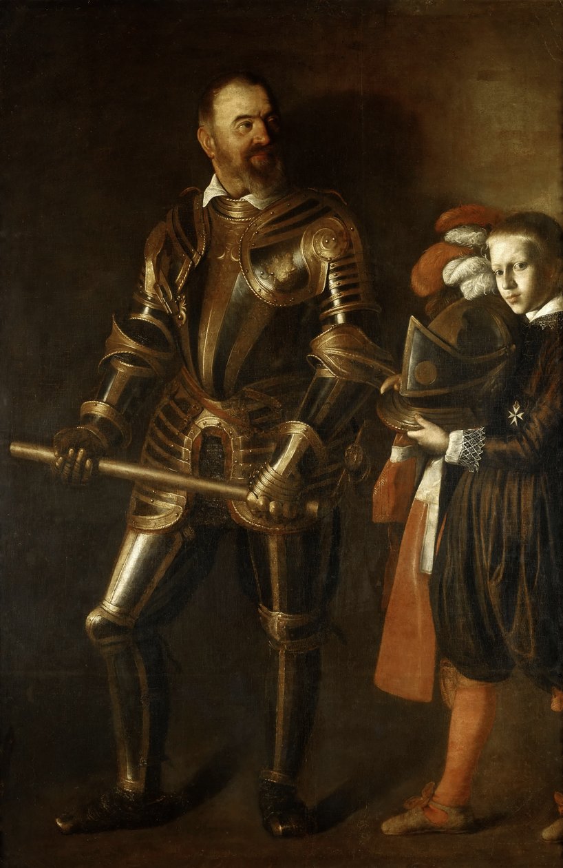 Alof de Wignacourt 1547-1622, Wielki Mistrz Zakonu Maltańskiego autorstwa Michelangelo Merisi Caravaggio