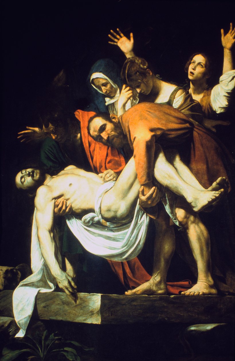 Złożenie do grobowca Złożenie do grobu, 1602-16044 autorstwa Michelangelo Merisi Caravaggio