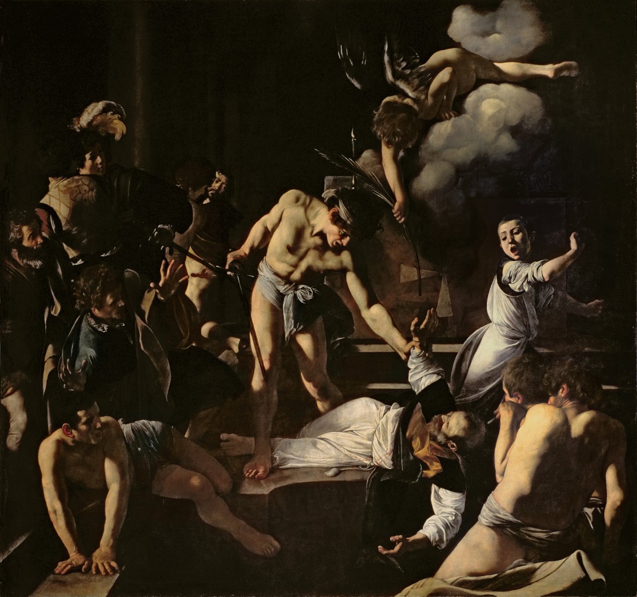 Męczeństwo św. Mateusza, 1599-1600 autorstwa Michelangelo Merisi Caravaggio