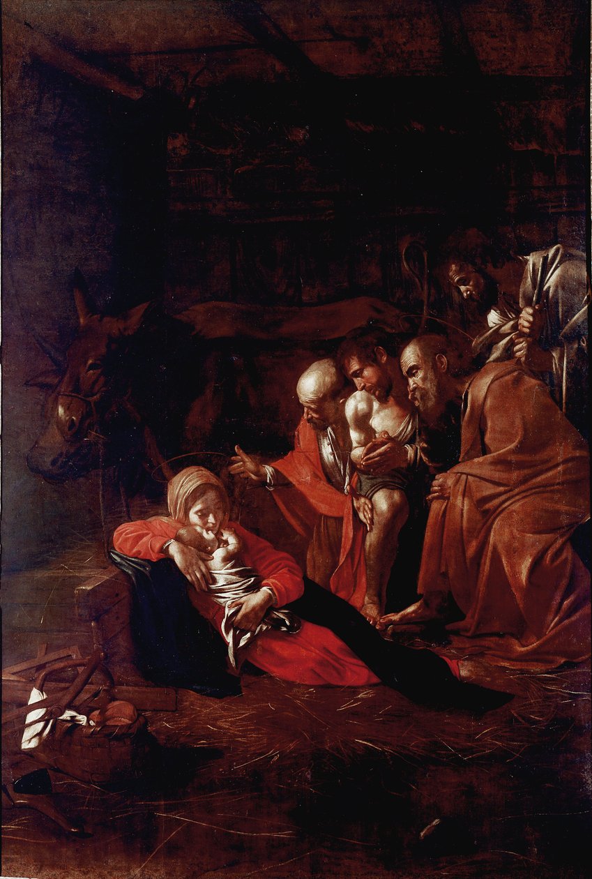 Adoracja Obrazu Trzech Króli autorstwa Michelangelo Merisi dit Il Caravaggio autorstwa Michelangelo Merisi da Caravaggio