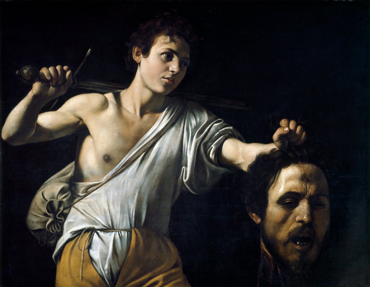 Dawid z głową Goliata, autorstwa Michelangelo Merisi da Caravaggio