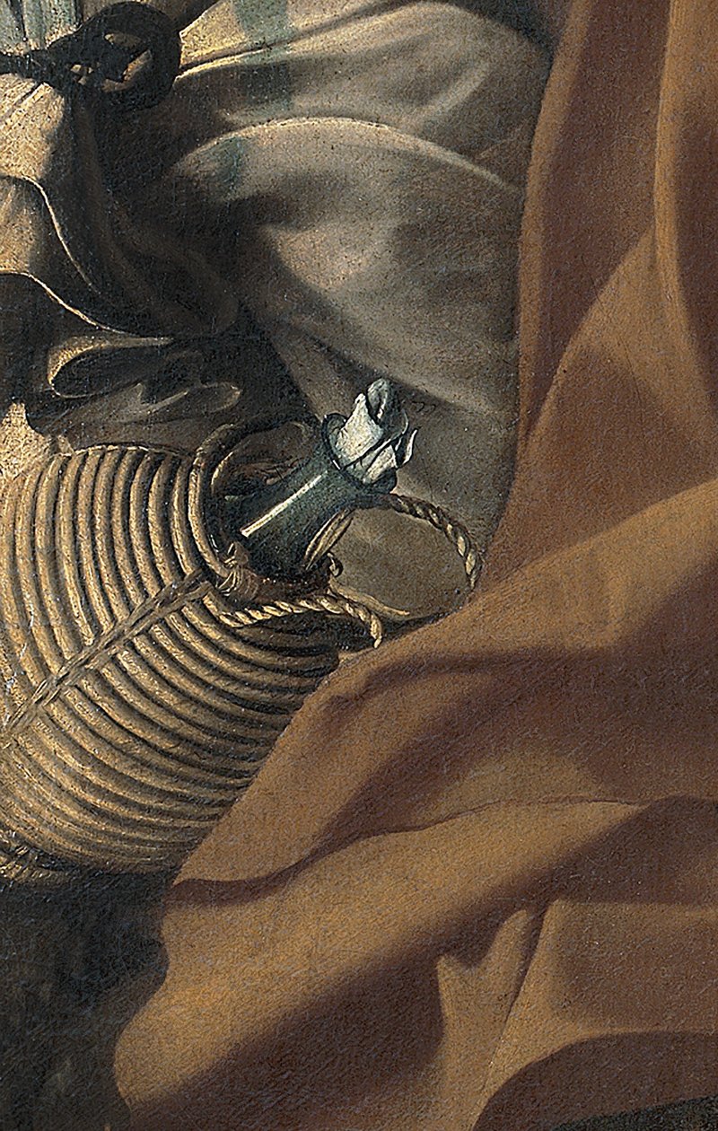 Fragment odpoczynku podczas ucieczki do Egiptu, ok. 1603 (olej na płótnie) autorstwa Michelangelo Merisi da Caravaggio
