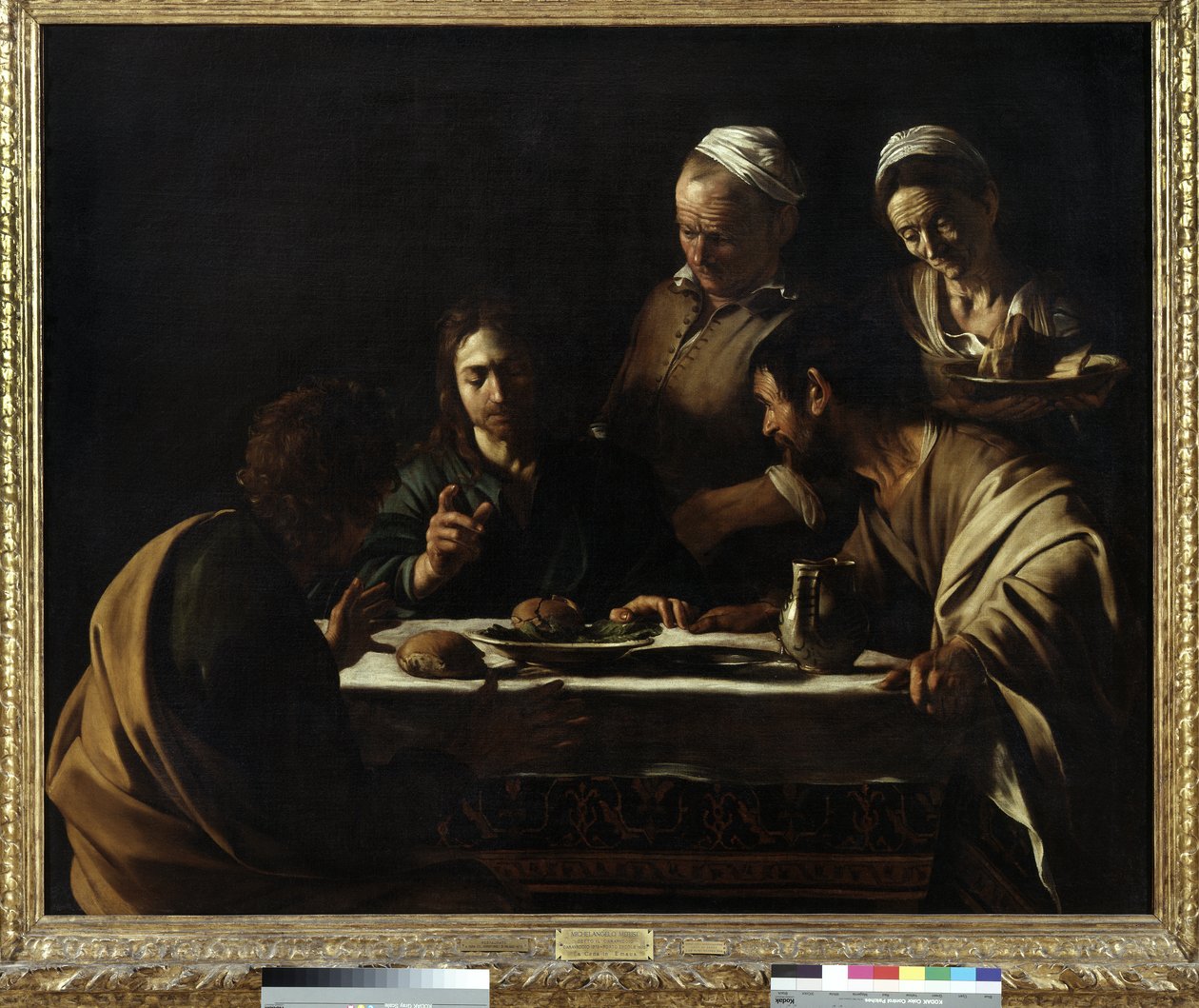 Kolacja w Emaus, 1606 autorstwa Michelangelo Merisi da Caravaggio