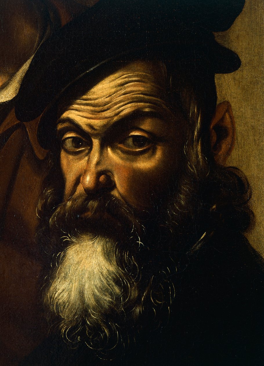 Piłat, fragment z Ecce Homo, ok. 1605 (olej na płótnie) autorstwa Michelangelo Merisi da Caravaggio