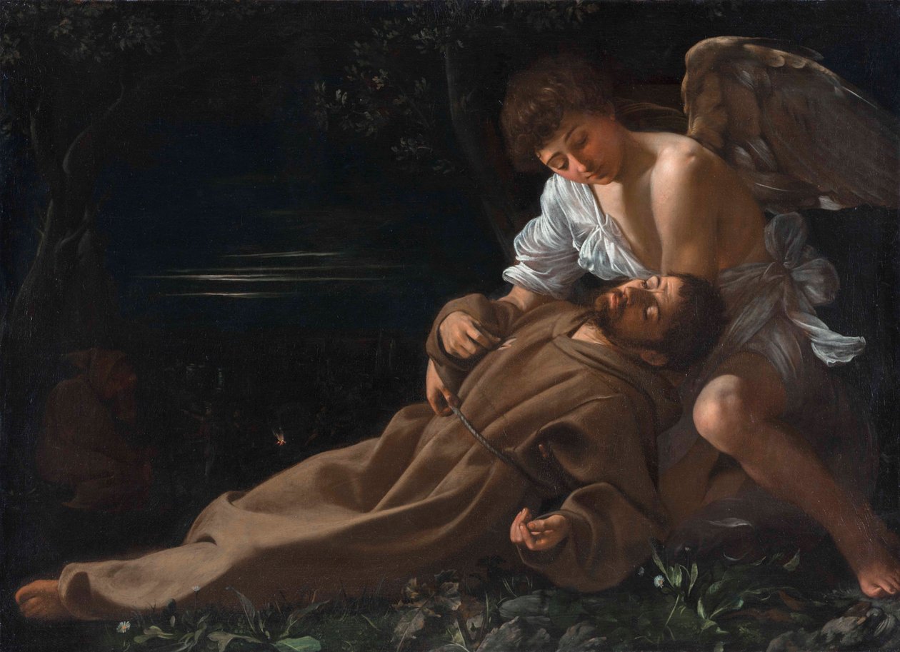 Św. Franciszek z Asyżu otrzymuje stygmat autorstwa Michelangelo Merisi da Caravaggio
