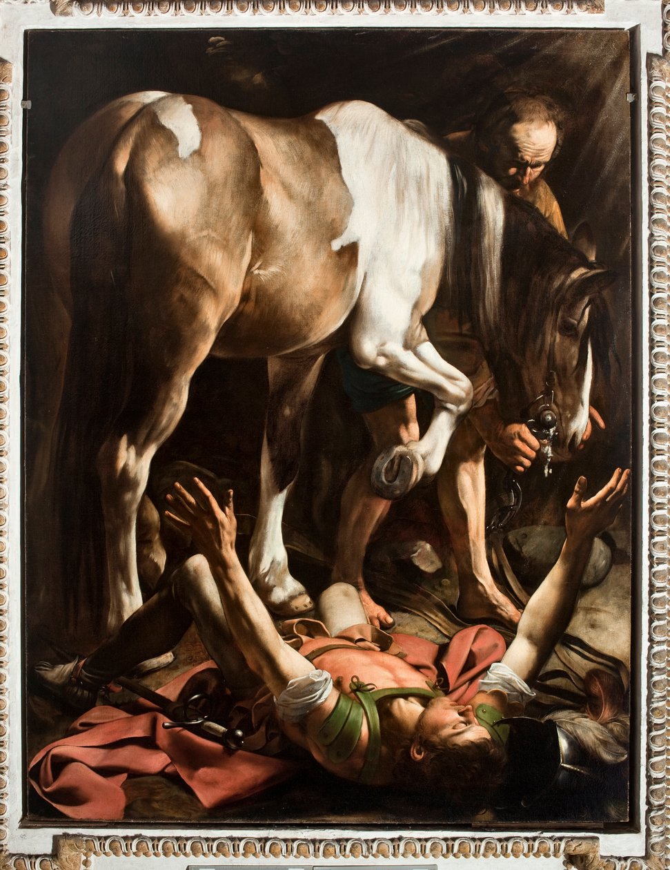 Nawrócenie świętego Pawła, ok. 1601 (olej na płótnie) autorstwa Michelangelo Merisi da Caravaggio