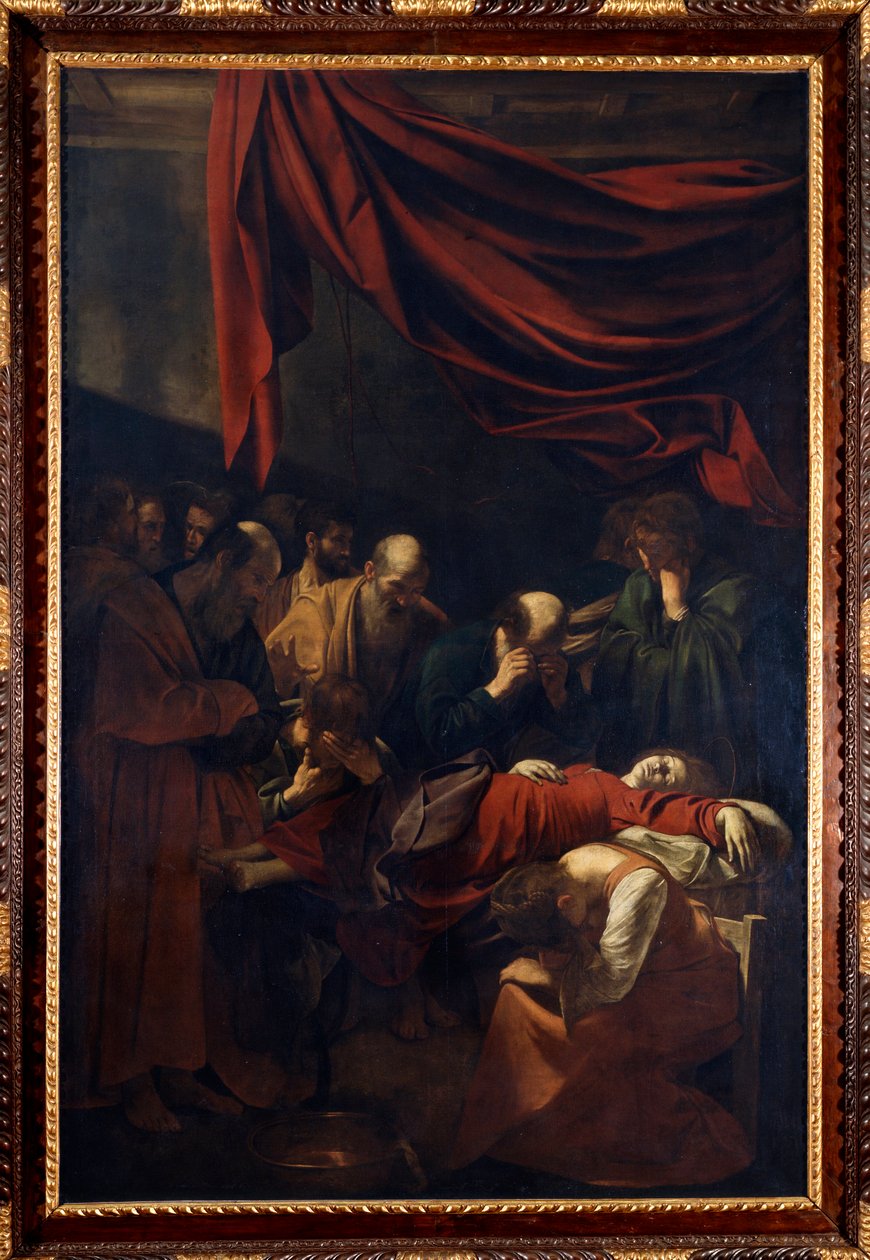 Śmierć Dziewicy Caravaggia (il Caravaggio) autorstwa Michelangelo Merisi da Caravaggio