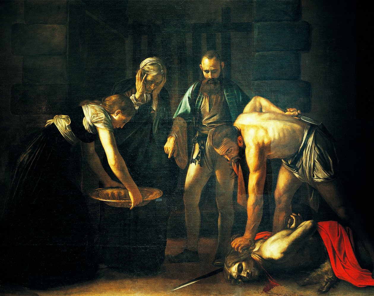 Ścięcie św. Jana Chrzciciela autorstwa Michelangelo Merisi da Caravaggio