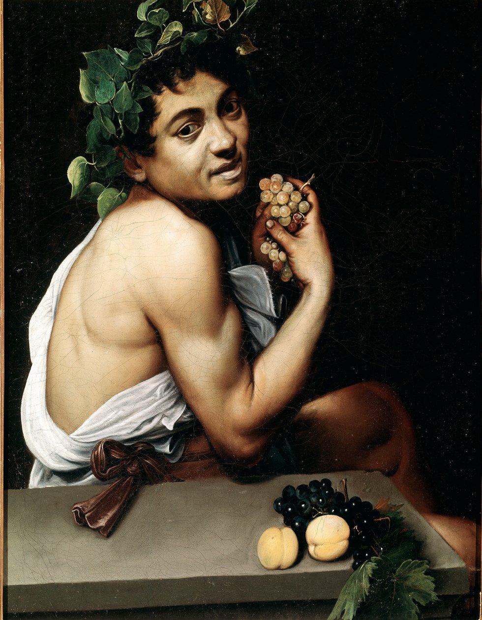 Młody Bachus (Bacchino) chory Obraz Michała Anioła Merisi znany jako Caravaggio (Caravaggio autorstwa Michelangelo Merisi da Caravaggio