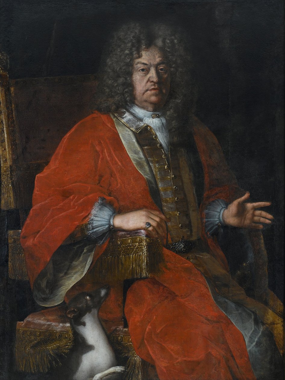 Portret Jana Dobrogosta Krasińskiego 1639-1717 autorstwa Michelangelo Palloni