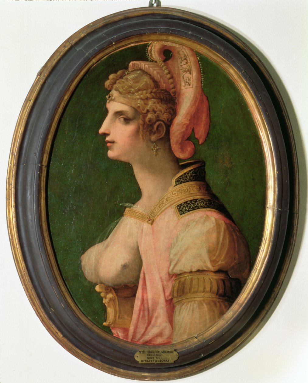 Portret kobiety, prawdopodobnie Zenobia, królowa Palmyry autorstwa Michele di Ridolfo Tosini