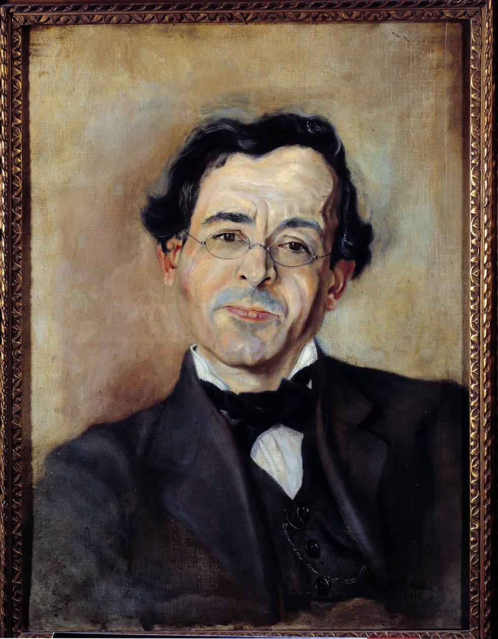 Portret Paula Leautauda (1872-1956) pisarza i felietonisty. Obraz Theodore Catti, XX wiek autorstwa Michele Catti