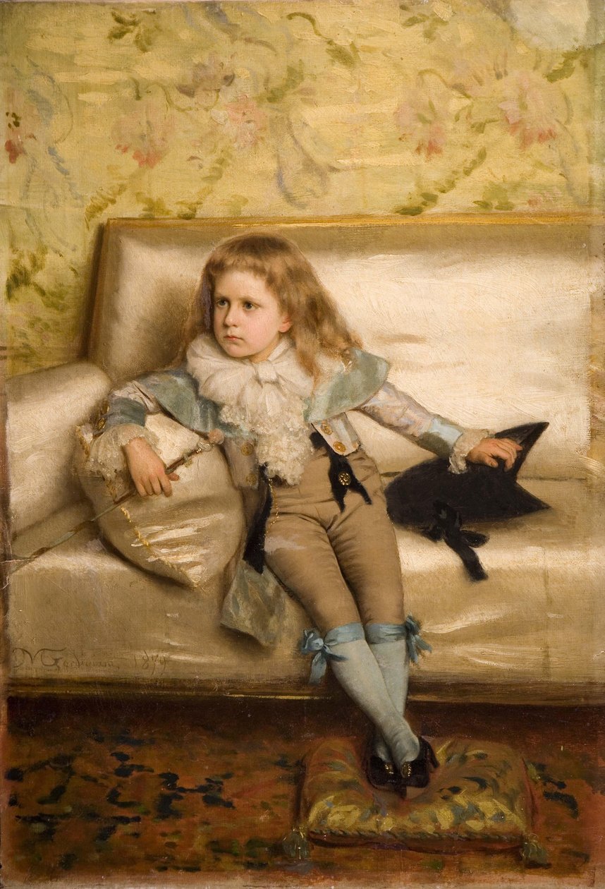 Włochy: Portret syna Edwarda autorstwa Michele Gordigiani