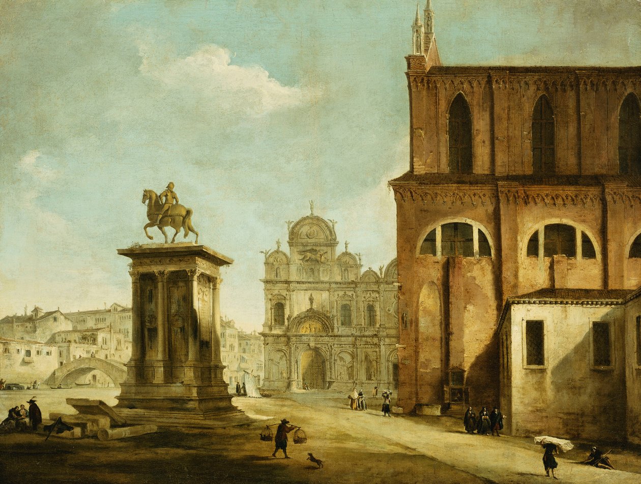 Campo SS Giovanni e Paolo, Wenecja autorstwa Michele Marieschi