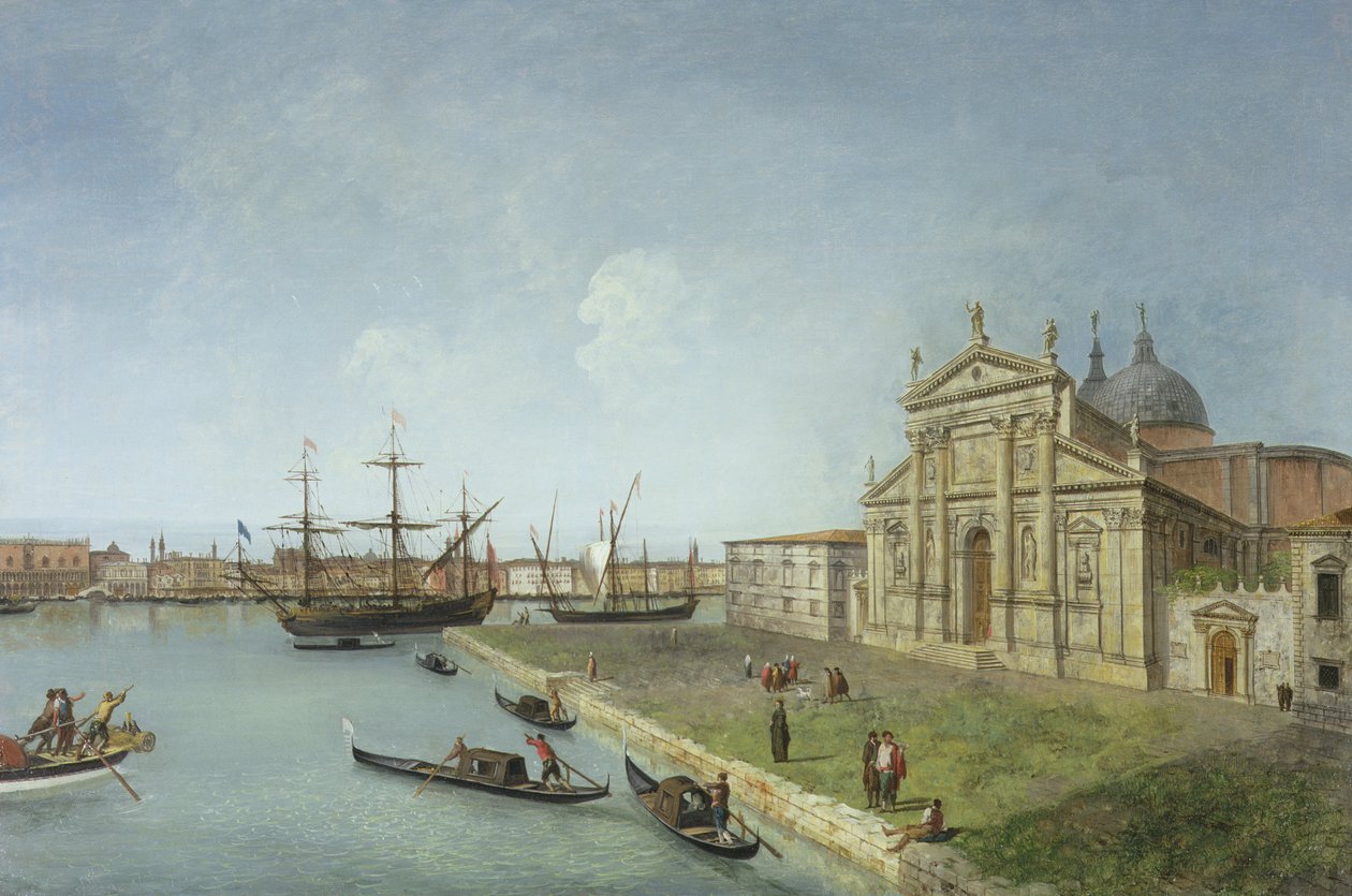 Basen San Marco z San Giorgio Maggiore autorstwa Michele Marieschi