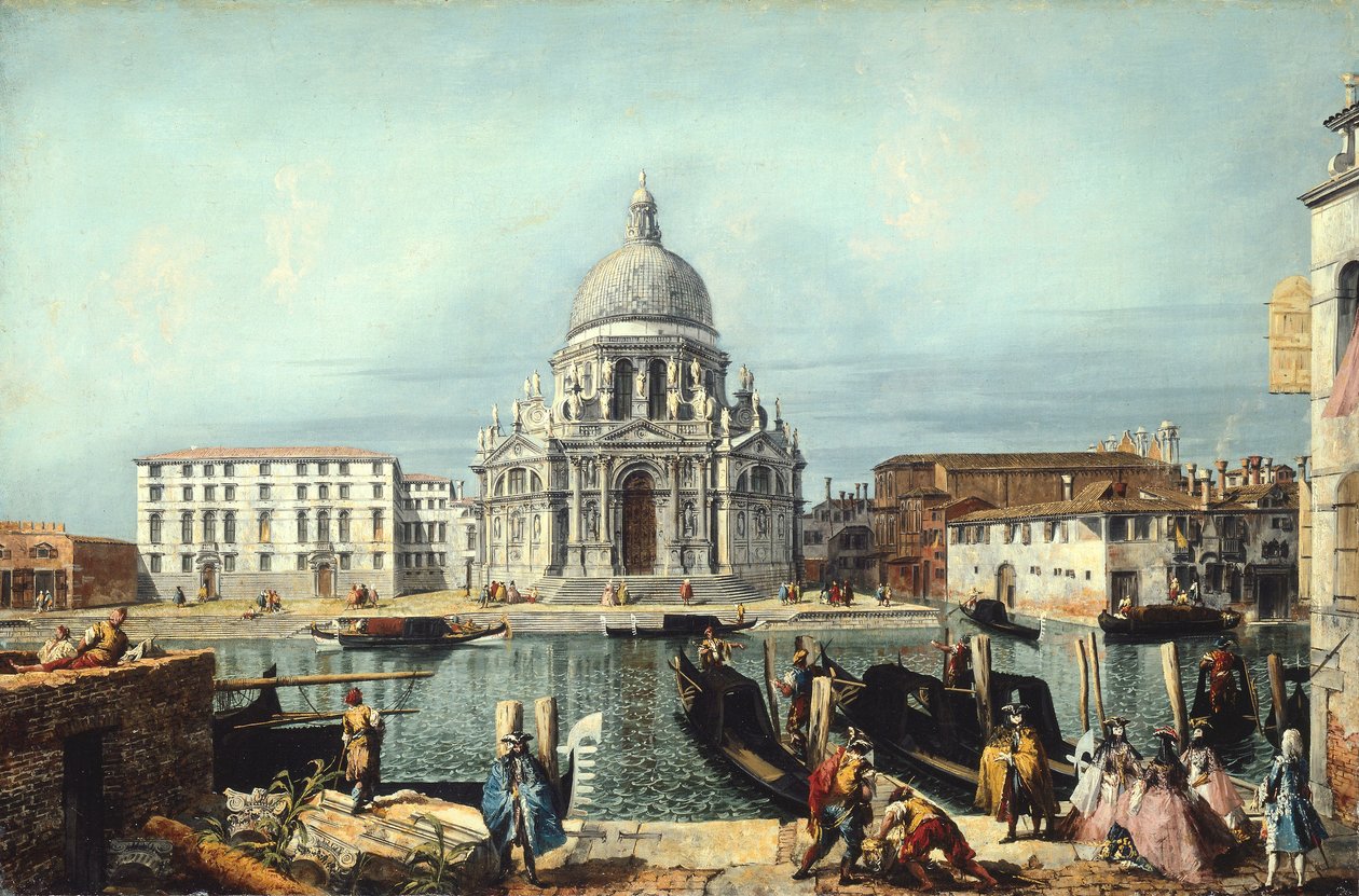 Kościół Santa Maria della Salute, Wenecja autorstwa Michele Marieschi