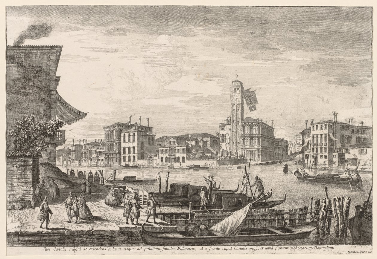 Widoki Wenecji: Cannaregio, 1741. autorstwa Michele Marieschi