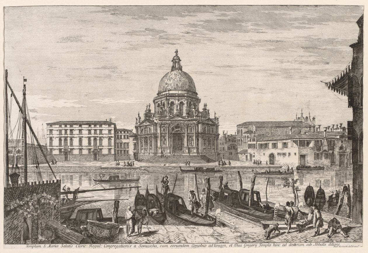 Widoki Wenecji: SM Della Salute autorstwa Michele Marieschi