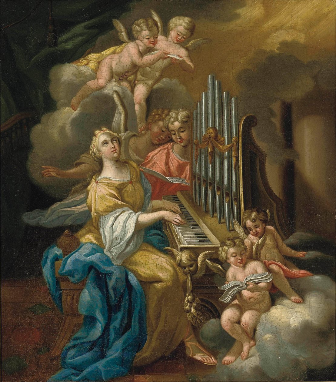 Św. Cecylii autorstwa Michele Rocca