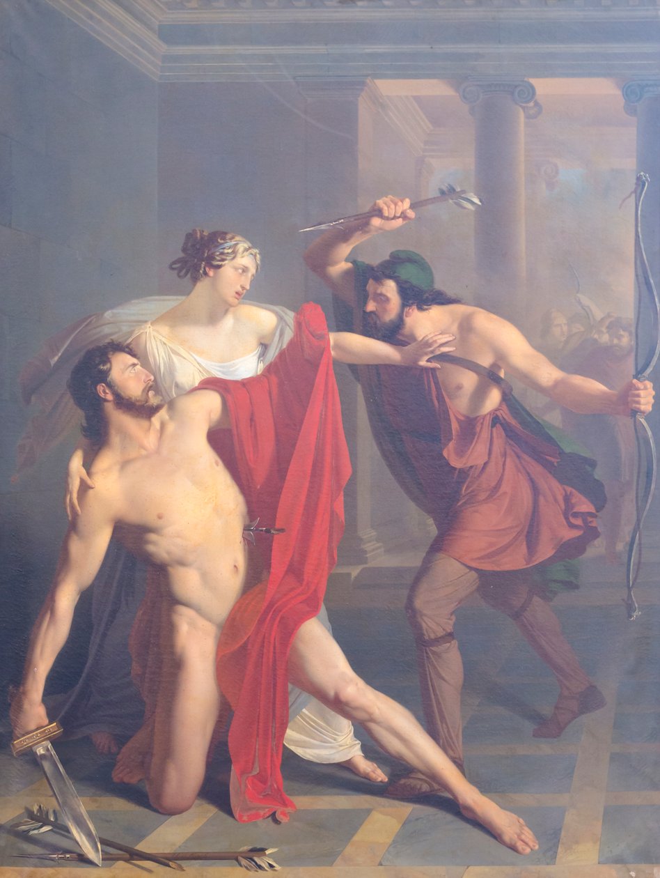 Śmierć Alcybiadesa, Michele de Napoli autorstwa Michele de Napoli