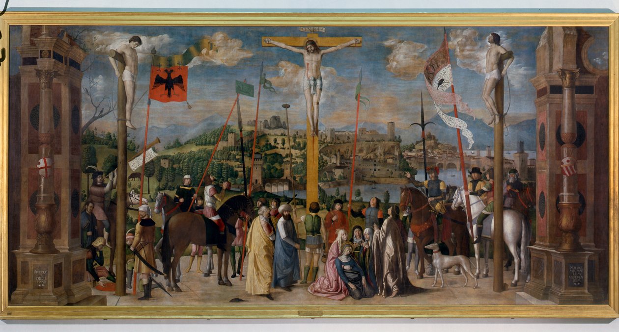 Ukrzyżowanie, 1501 autorstwa Michelle da Verona