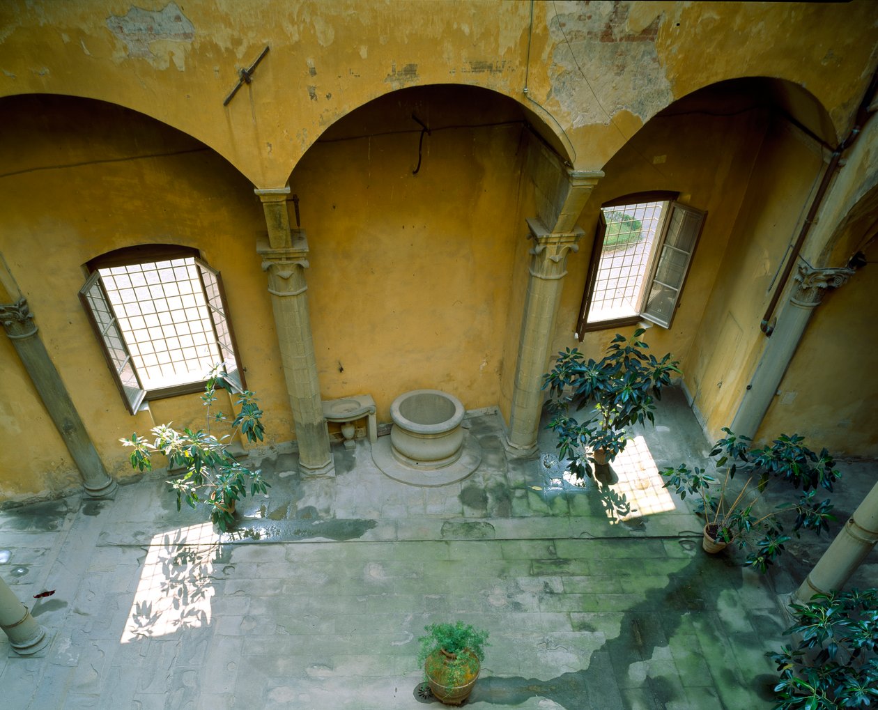 Sąd Wewnętrzny, Villa Medicea di Careggi autorstwa Michelozzo di Bartolommeo