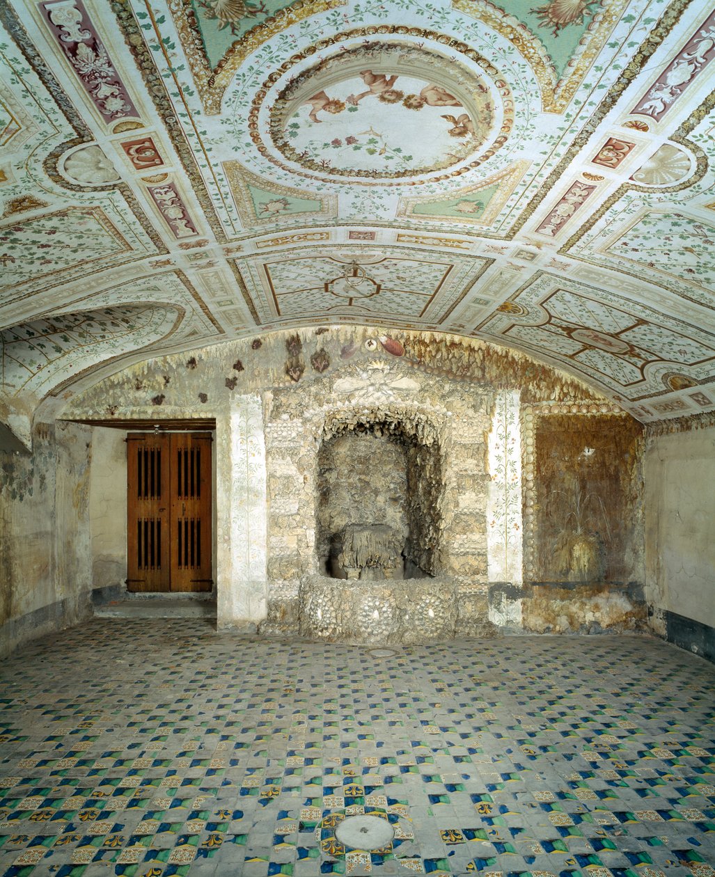 Widok wnętrza piwnicy, Villa Medicea di Careggi autorstwa Michelozzo di Bartolommeo