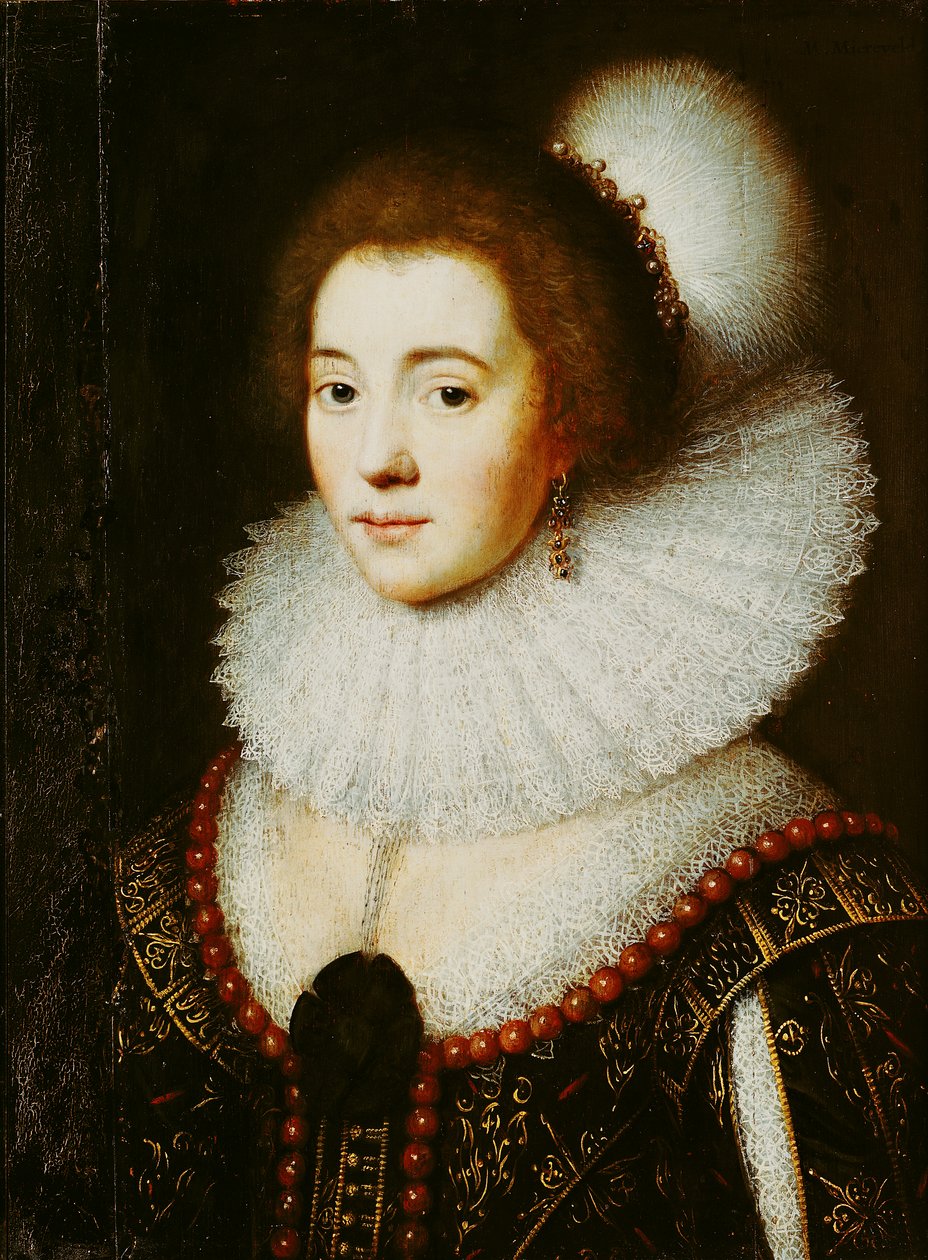 Amalia van Solms (1602-75) autorstwa Michiel Jansz van Miereveld