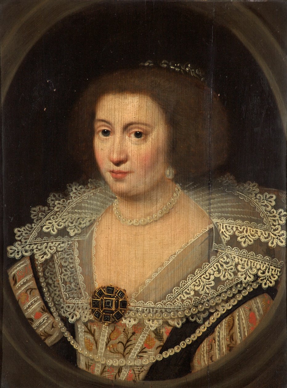 Amalia van Solms, księżniczka Orange, c.1629 autorstwa Michiel Jansz van Miereveld
