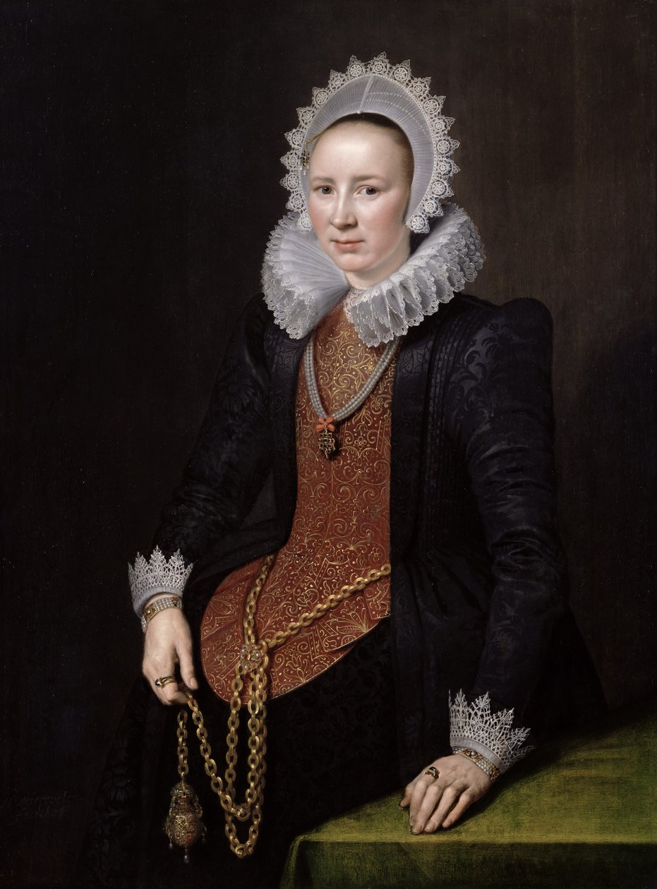 Portret damy lat 29, 1615 autorstwa Michiel Jansz van Miereveld