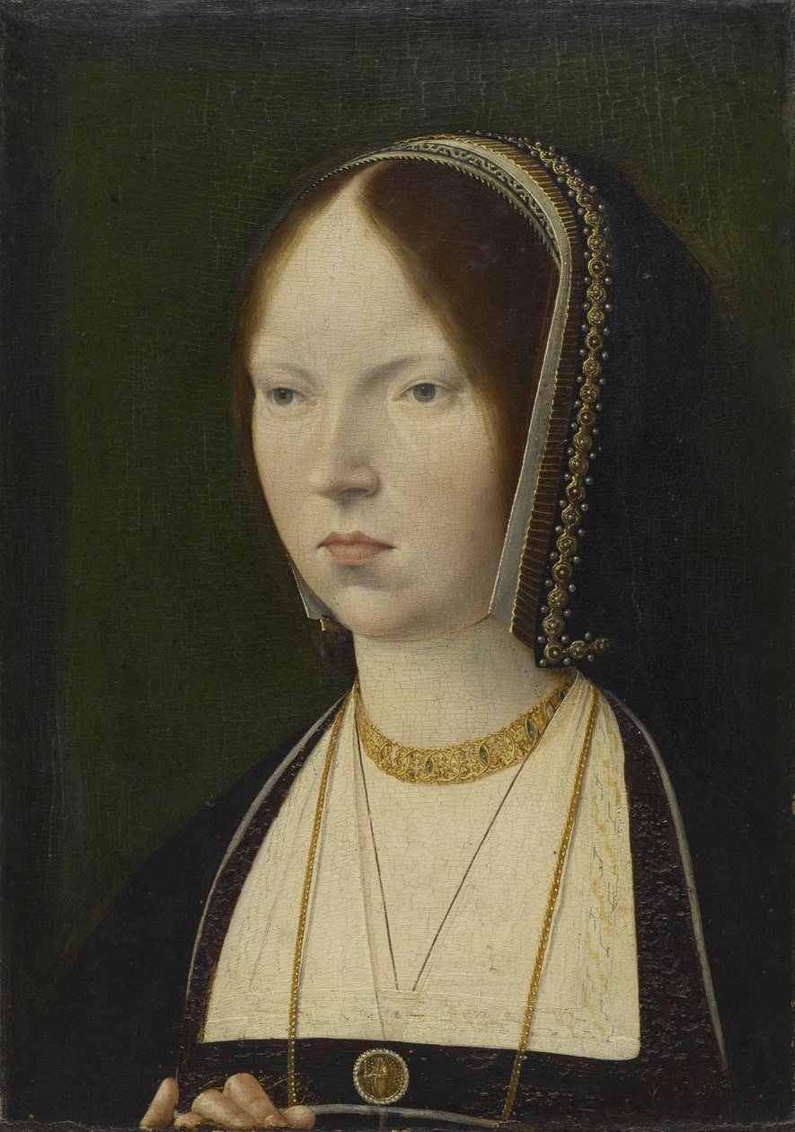 Kobieta, tradycyjnie identyfikowana jako Isabela la Católica z Kastylii, ok.1492-97 autorstwa Michiel Sittow
